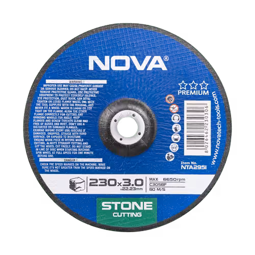 صفحه برش سنگ 230 میلیمتری نووا مدل 2951