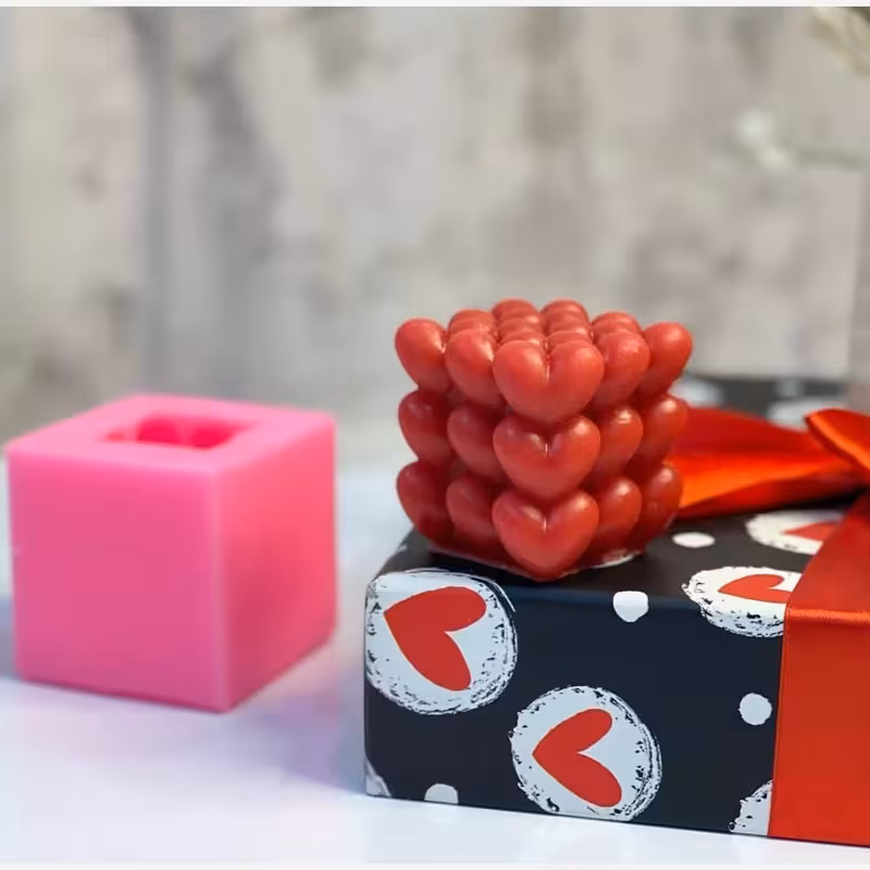 قالب سیلیکونی روبیک قلبی | amazonchi