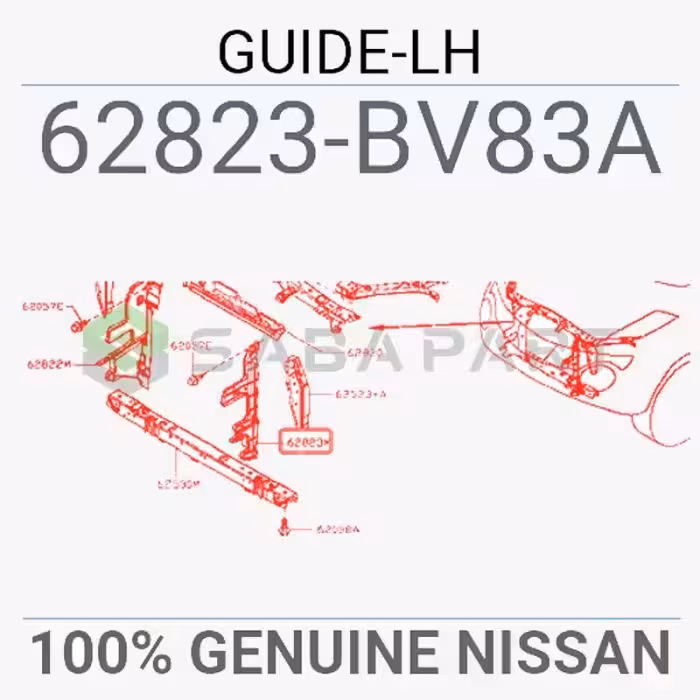 بادگیر رادیاتور نیسان جوک – سمت چپ – محصول اصلی