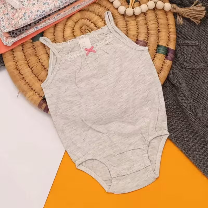 بادی بندی دخترونه وارداتی رنگ طوسی 