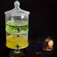 کلمن شیشه ای دو طبقه تمام بلور الماس آركو