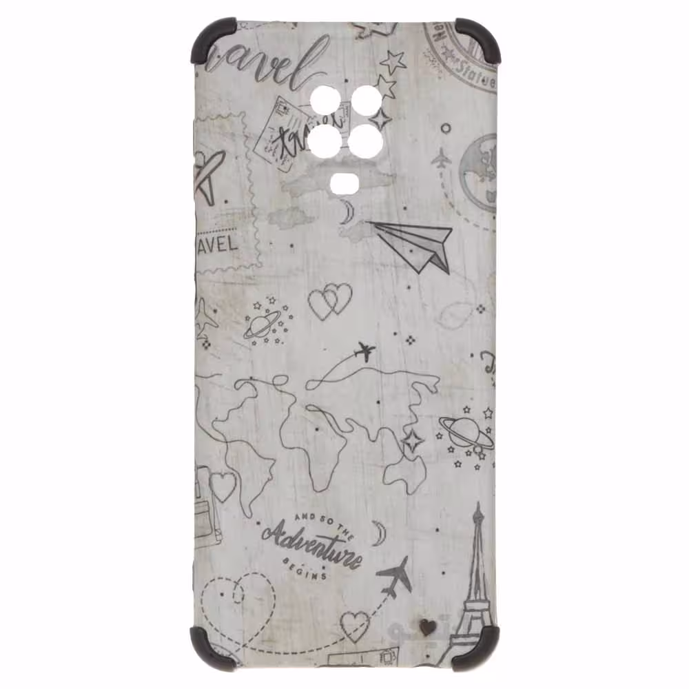 قاب طرحدار ایربگ دار مناسب برای Xiaomi Note9s-کد 120