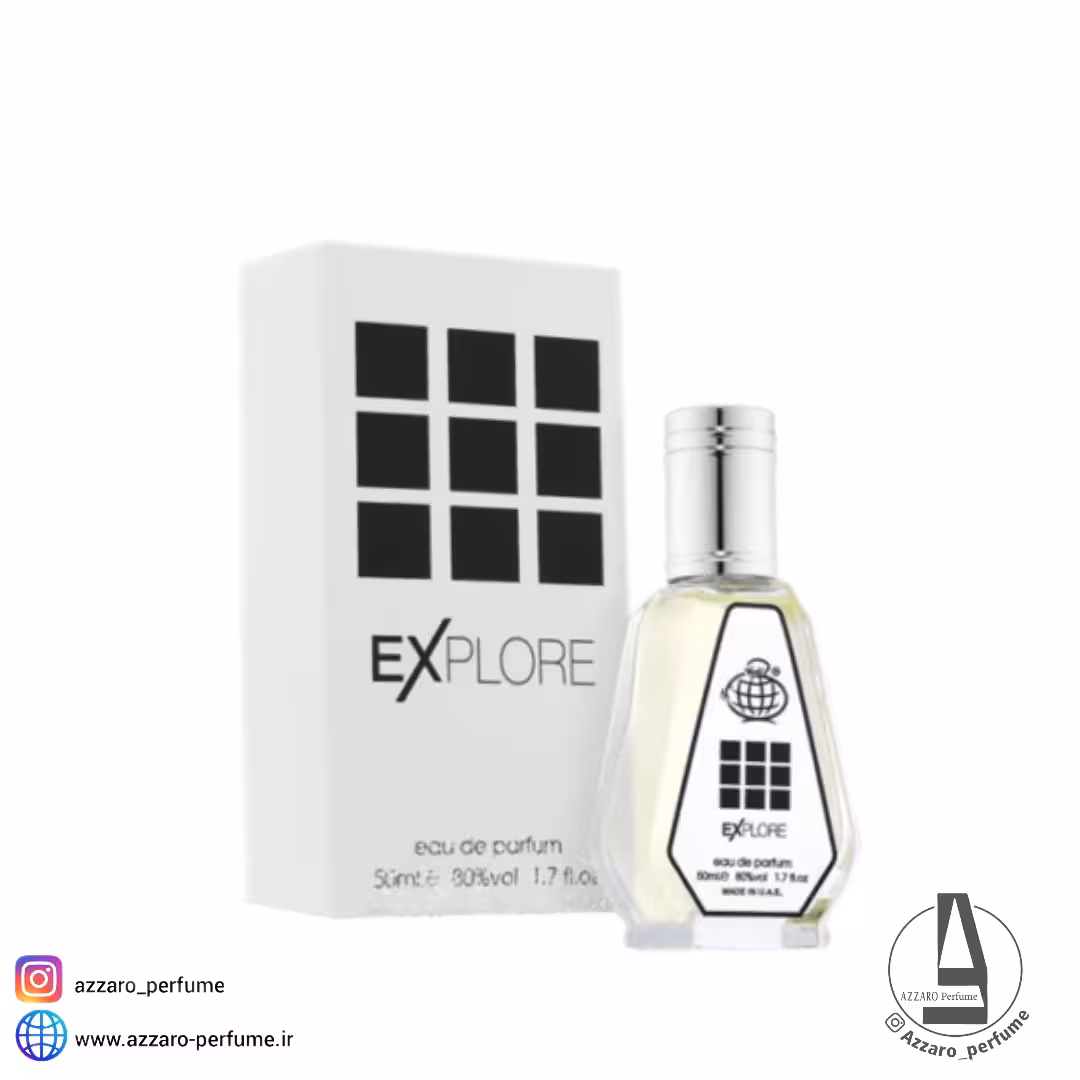 ادکلن مردانه فراگرنس ورد مدل اکسپلور حجم 50 میل