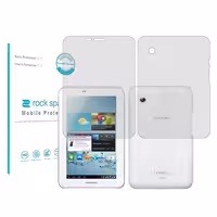 محافظ صفحه نمایش شفاف راک اسپیس مدل Hygel مناسب برای تبلت سامسونگ Galaxy Tab 2 7.0 P3100 به همراه محافظ پشت تبلت