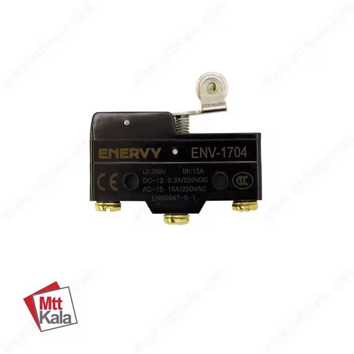 میکروسوئیچ اهرمی غلتکی کوتاه ENVMS-1704