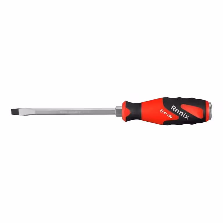 پیچ گوشتی دوسو 8×150 دسته TPR ضربه خور رونیکس RH-2987