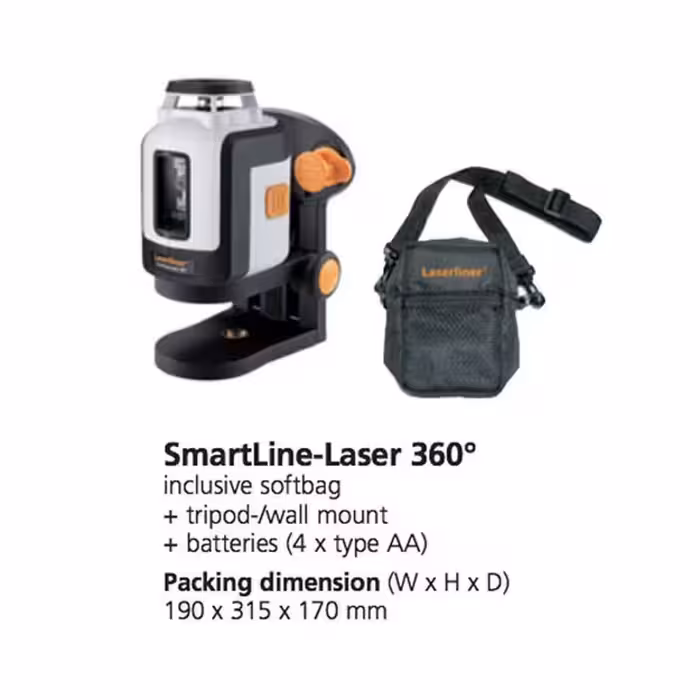 تراز لیزری 360 درجه مدل 081.117A لیزرلاینر