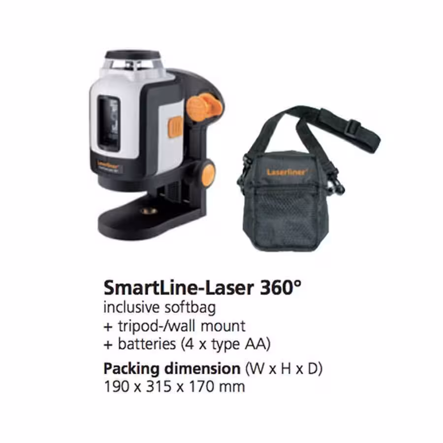 تراز لیزری 360 درجه مدل 081.117A لیزرلاینر