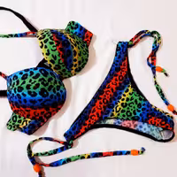 ست اسفنجی طرح پلنگی(ارسال رایگان)