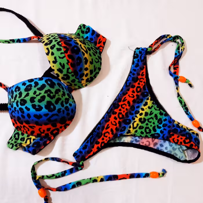 ست اسفنجی طرح پلنگی(ارسال رایگان)