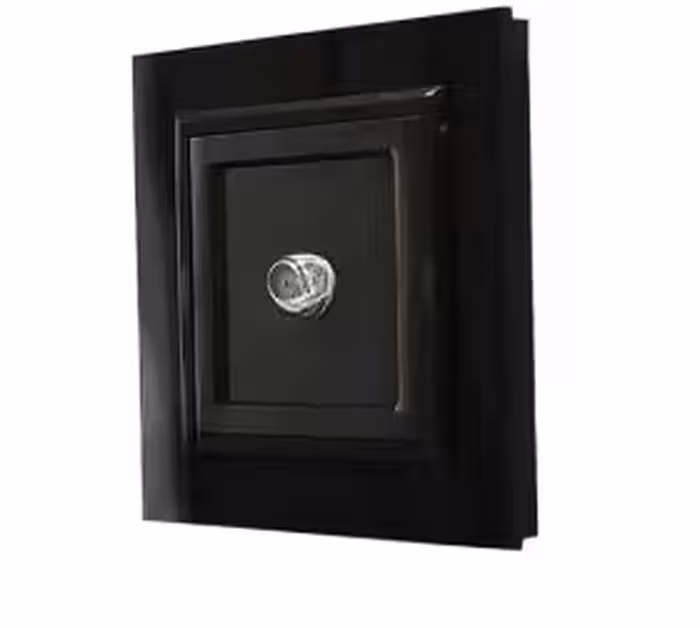 کلید و پریز برلیان پلکسی مشکی - فیش-آنتن