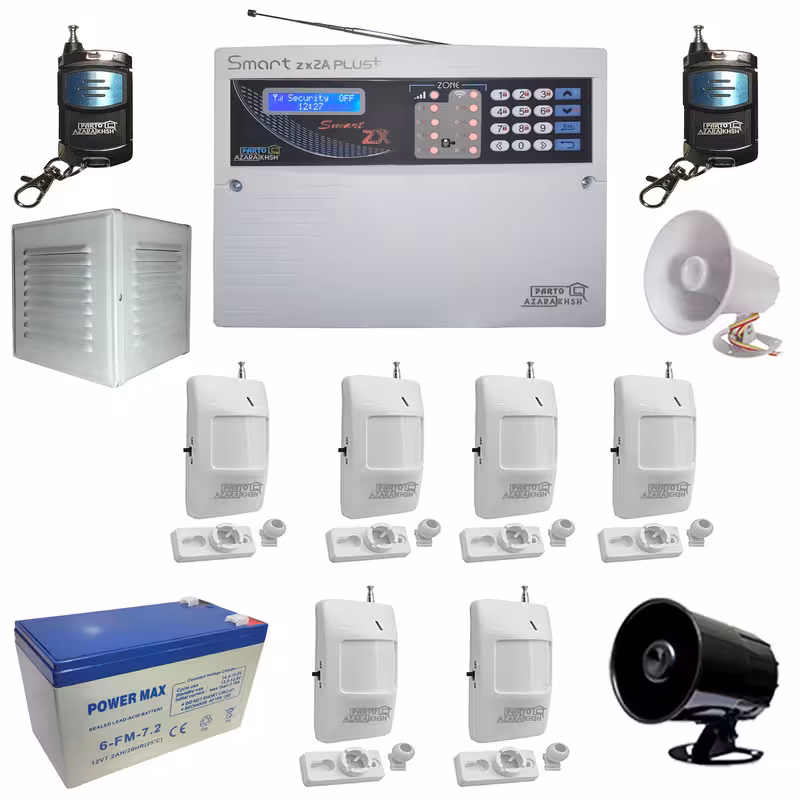 دزدگیر اماکن پرتو آذرخش مدل Smart ZX2A Plus E | چاوه