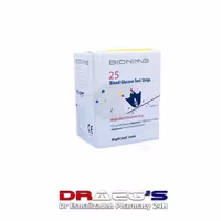 نوار تست قند خون بایونیمBIONIME BLOOD GLUCOSE TEST STRIPS25