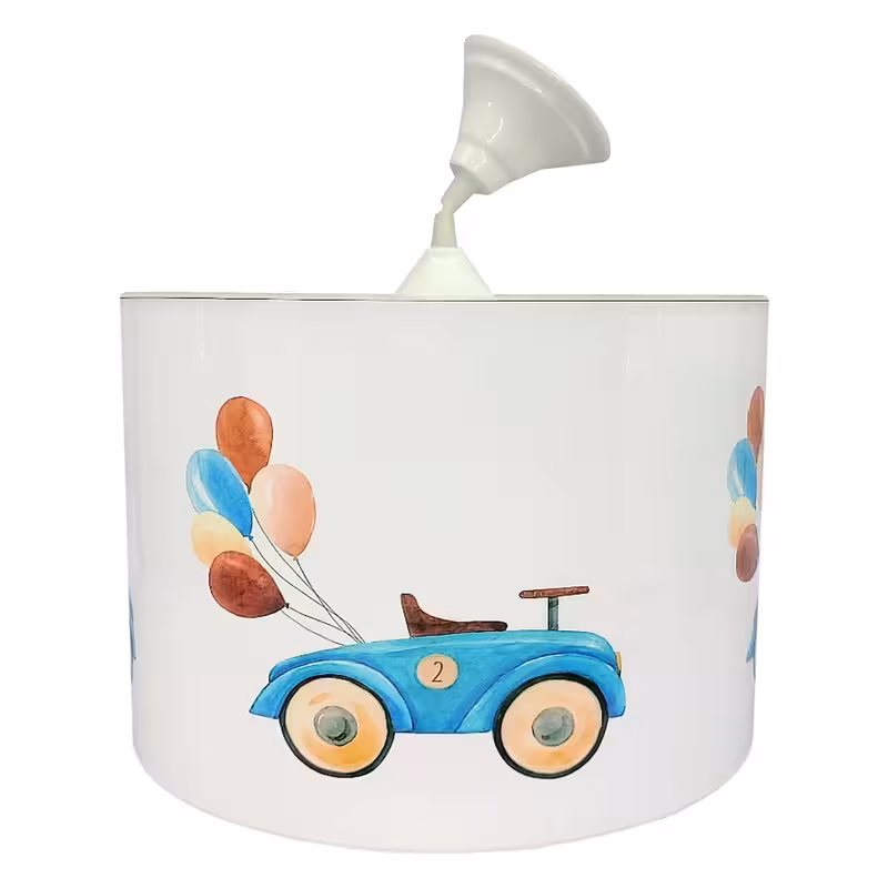 لوستر اتاق کودک مدل ماشین و بادکنک