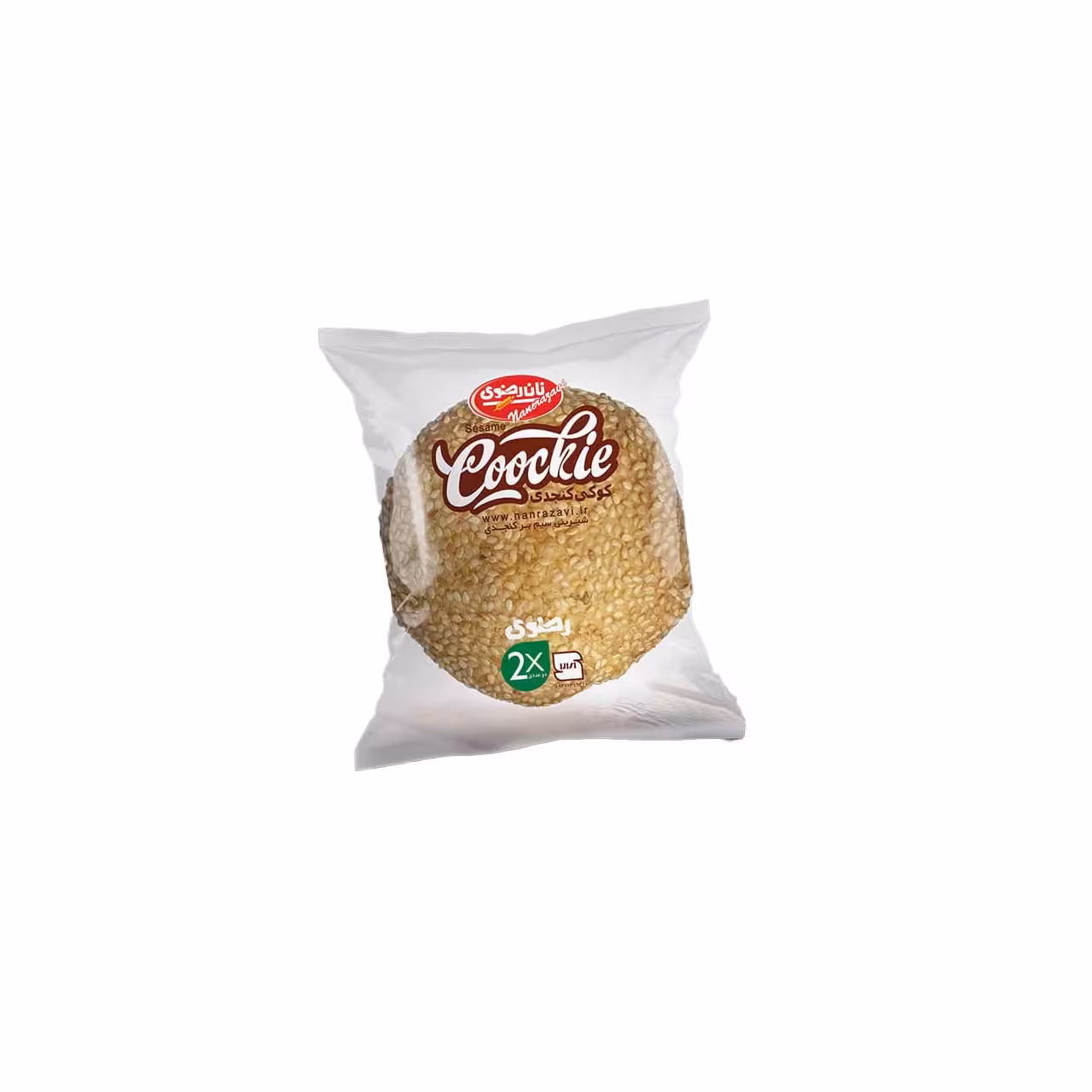 کلوچه کوکی کنجدی رضوی 85 گرمی