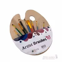 ست قلمو و پالت نقاشی