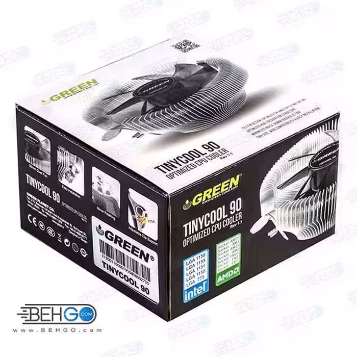 سیستم خنک کننده بادی گرین مدل Tiny Cool 90 rev1.1