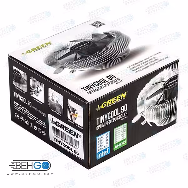 سیستم خنک کننده بادی گرین مدل Tiny Cool 90 rev11