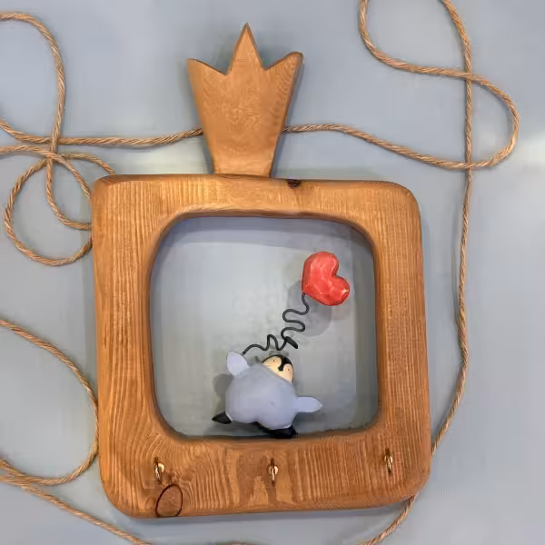 جاکلیدی تک مجسمه پنگوئن طرح سه