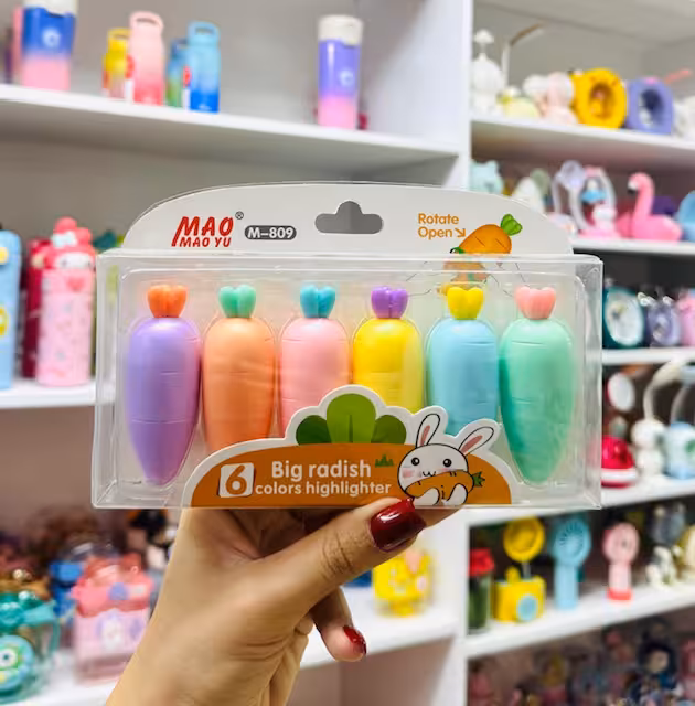 هایلایتر پاستیلی طرح هویج