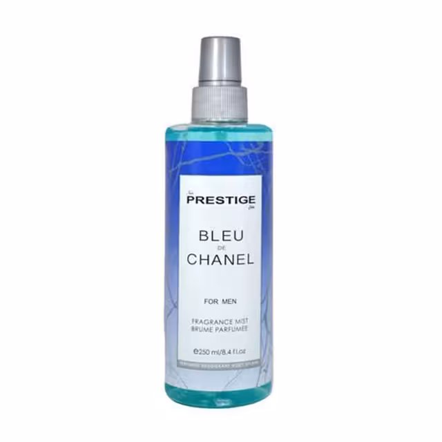 بادی اسپلش مردانه پرستیژ مدل Blue De Chanel حجم 250 میلی لیتری