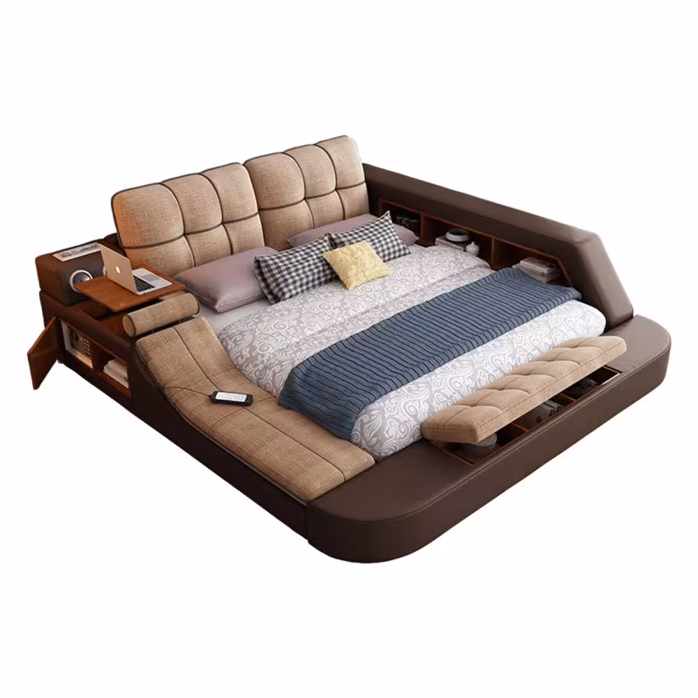 تخت خواب آپشنال  مدل لوگانو سایز 140 در 200 سانتیمتر