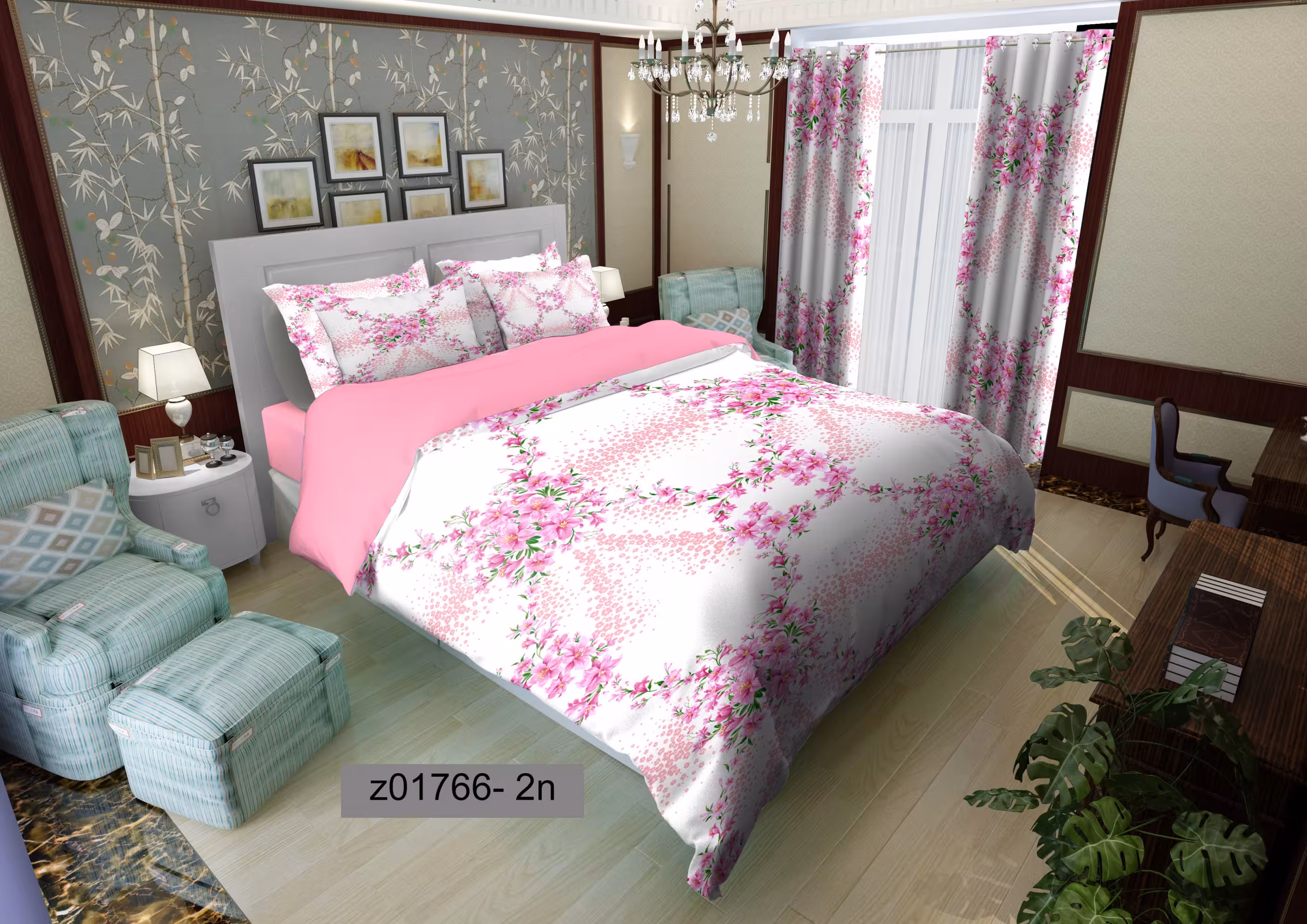 لحاف روتختی تنسل سه بعدی (3D) کالای خواب متین کد 1766