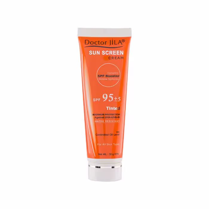 کرم ضد آفتاب رنگی spf 95 دکتر ژیلا حجم 50 میلی گرم