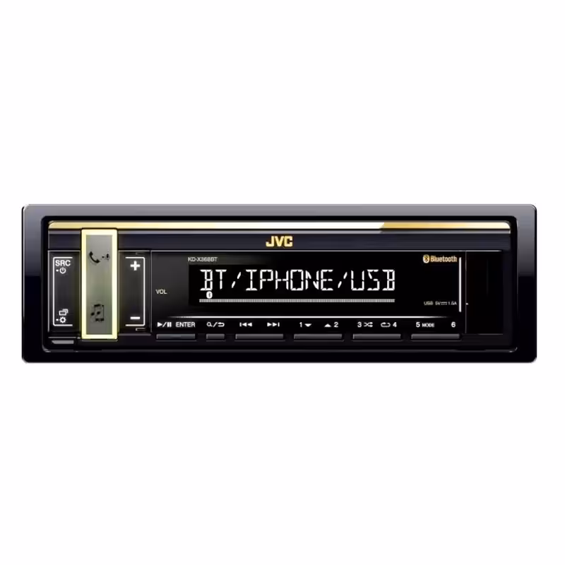 پخش خودرو JVC مدل KD-X368BT | بلوتوث، تنظیمات حرفهای و طراحی شیک