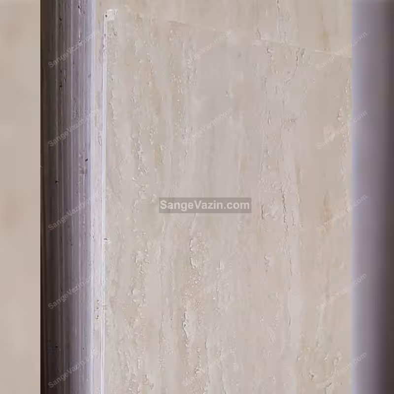 سنگ تراورتن کرم موجدار