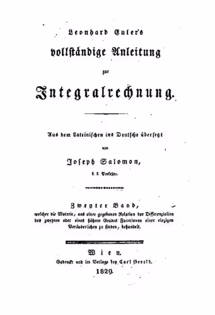 خرید و دانلود نسخه کامل کتاب Leonhard Eulers vollstäntige Anleitung zur Integralrechnung