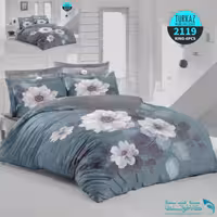 روتختی طرح گل همیشه بهار دو نفره برند Turkaz کد 2119