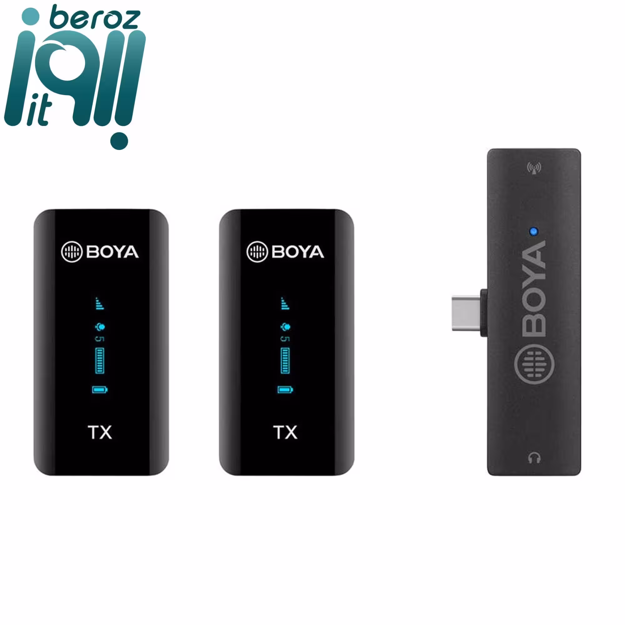 میکروفون یقه ای بی سیم بویا مدل BY-XM6-S6 رابط Type-C