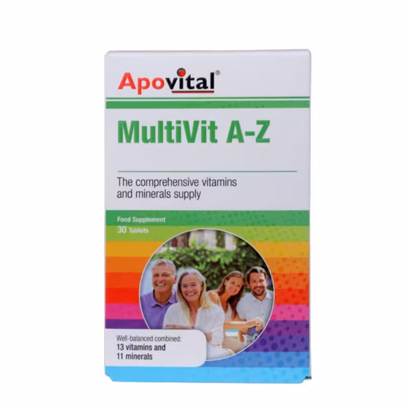 قرص مولتی ویت A تا Z آپوویتال 30 عدد