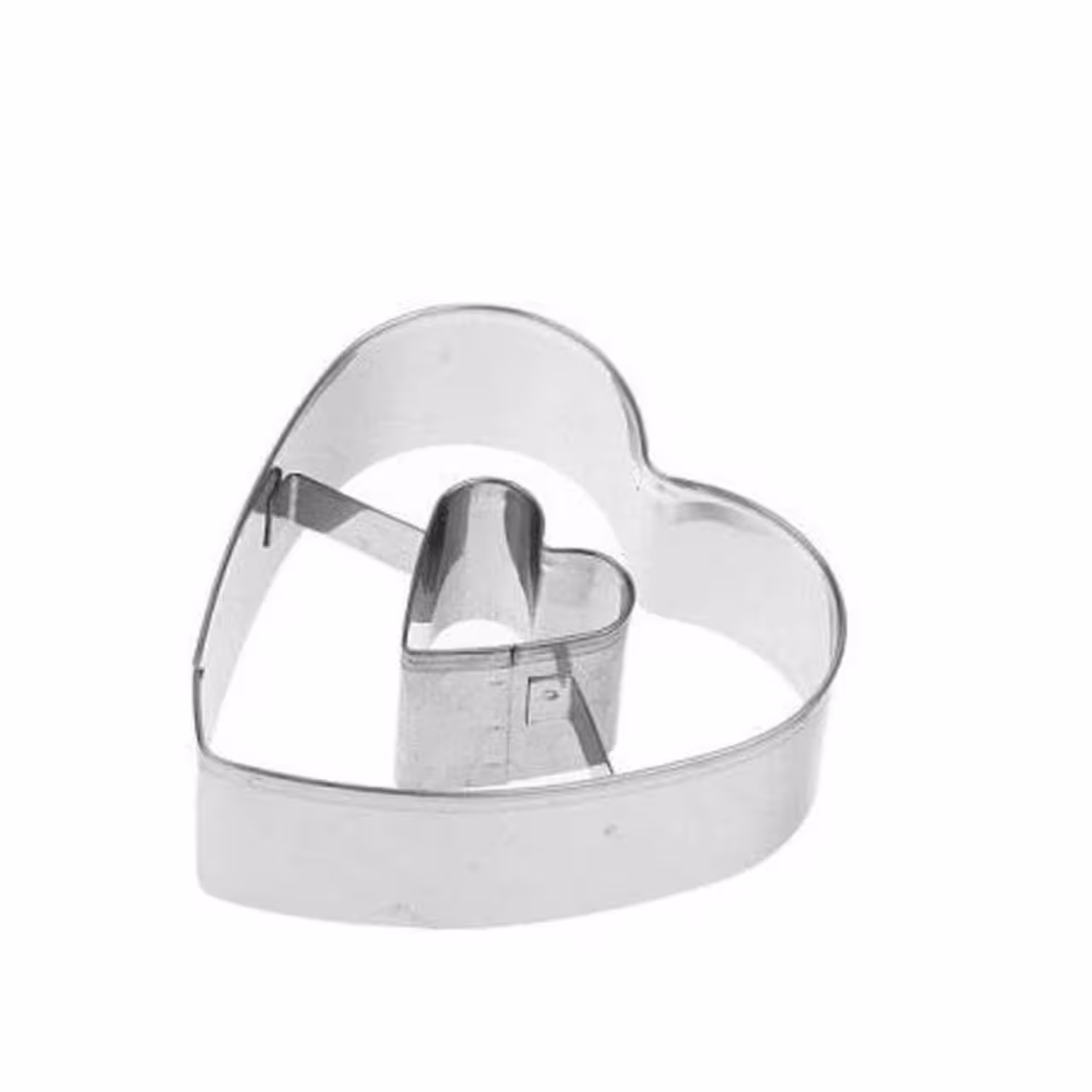 کاتر شیرینی پزی دونات فلزی طرح قلب