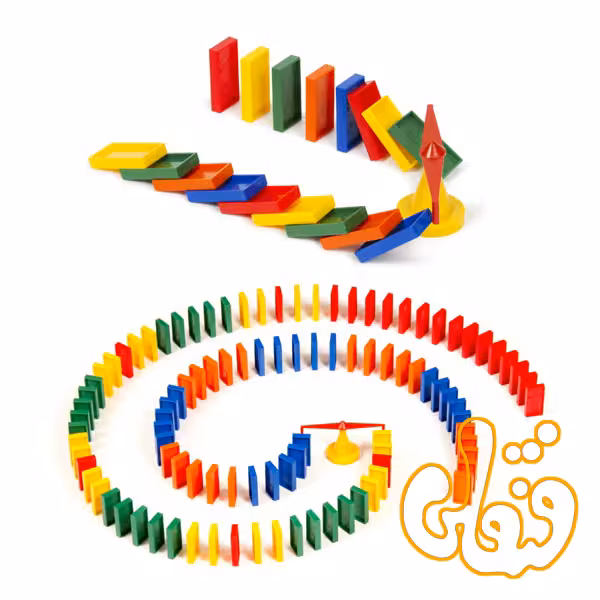 دومینو چیدنی ها با فرزندان 100 قطعه