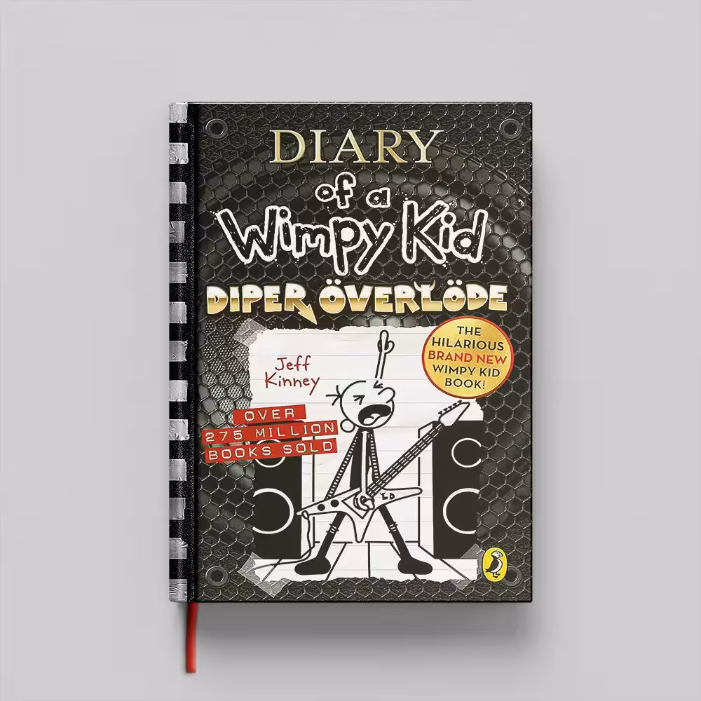کتاب Diary of a Wimpy Kid Diper Överlöde جلد سخت (HARDCOVER)