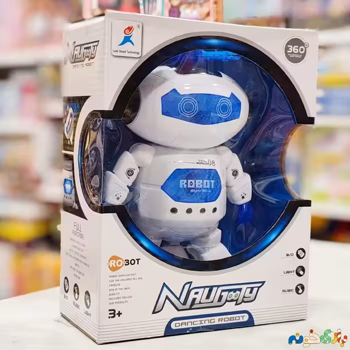 اسباب بازی ربات باطری خور رقصنده موزیکال وارداتی کد 99444