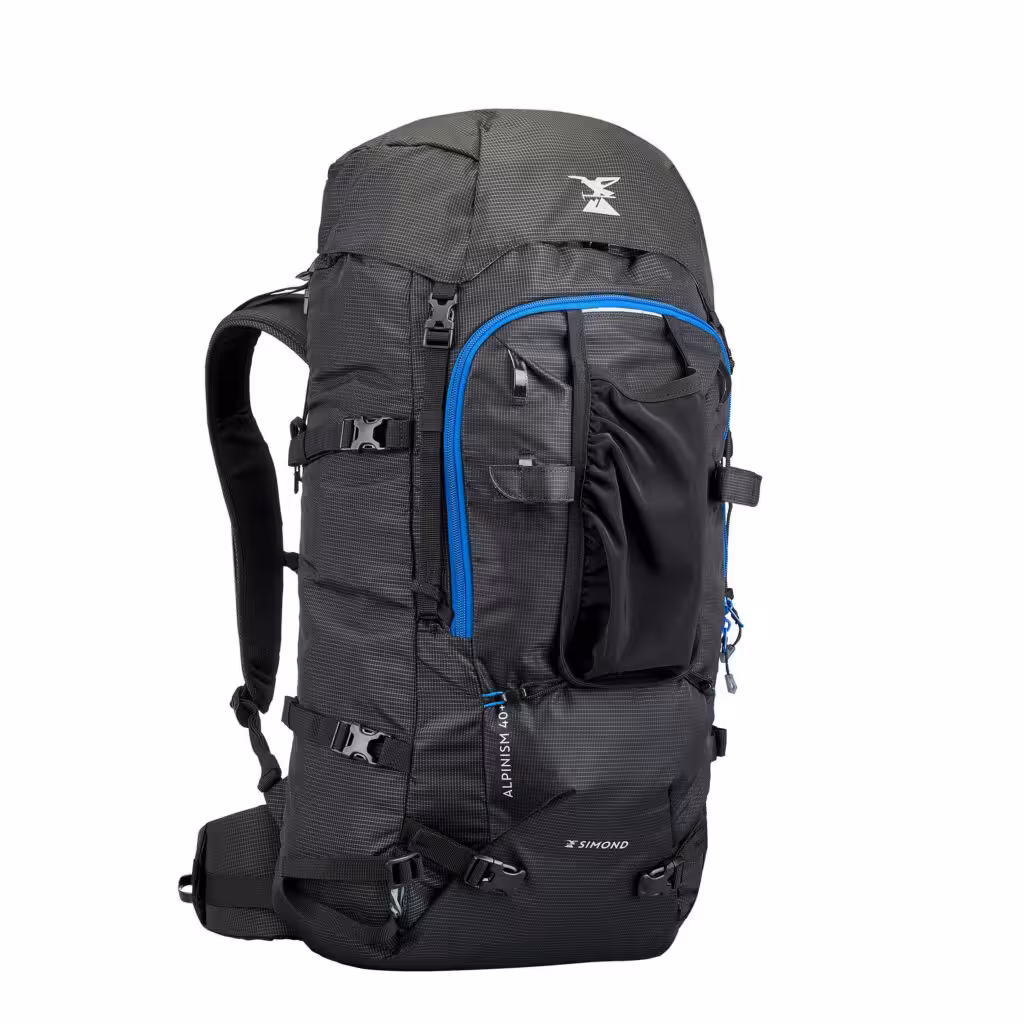 کوله پشتی کوهنوردی و فنی سیموند 40 لیتری Simond Mountaineering Backpack – 40 L – Black – Alpinism Evo