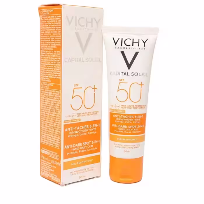 کرم ضد آفتاب اورجینال SPF50 ویشی Vichy مدل capital soleil  حجم 50 میلی لیتر