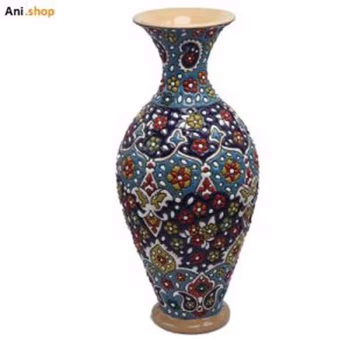 گلدان سرامیکی پاپیون دار