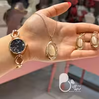 ست ساعت زنانه و نیمست کریستالی رویا