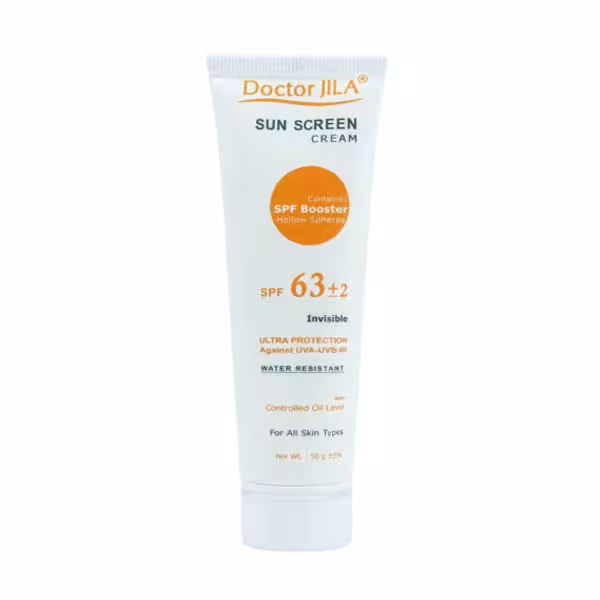 کرم ضد آفتاب دکتر ژیلا مدل Invisible با Spf 63 حجم 50 میلی لیتر