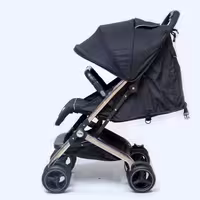 کالسکه برند دلیجان مدل مینی پرو بدنه طلایی جمع‌وجور و شیک