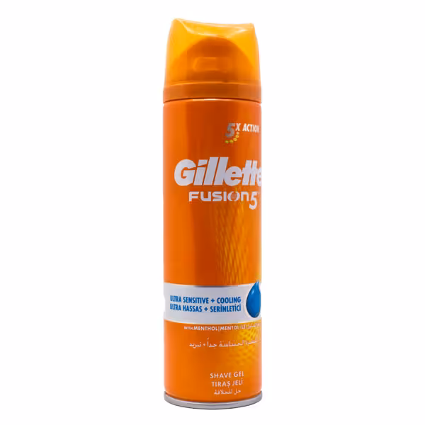 ژل اصلاح مردانه ژیلت حاوی عصاره نعنا حجم 200ml