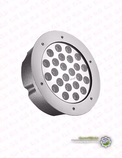 چراغ استخری 24 وات IP68 ارتقا صنعت نور مدل نگین
