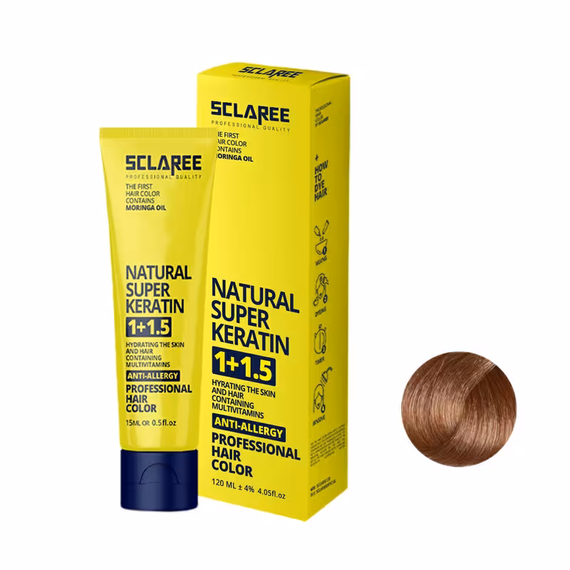 رنگ مو اسکلاره شماره 8.00 حجم 120 میلی لیتر رنگ بلوند روشن اکسترا