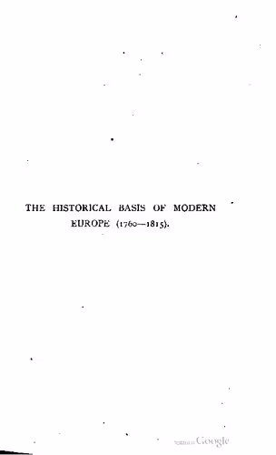 خرید و دانلود نسخه کامل کتاب The Historical Basis of Modern Europe (1760 - 1815)