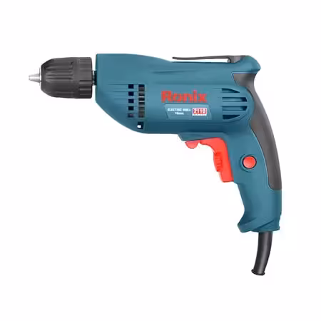 دریل برقی 10 میلی‌متری اتوماتیک 400 وات 2900 دور 2110 رونیکس