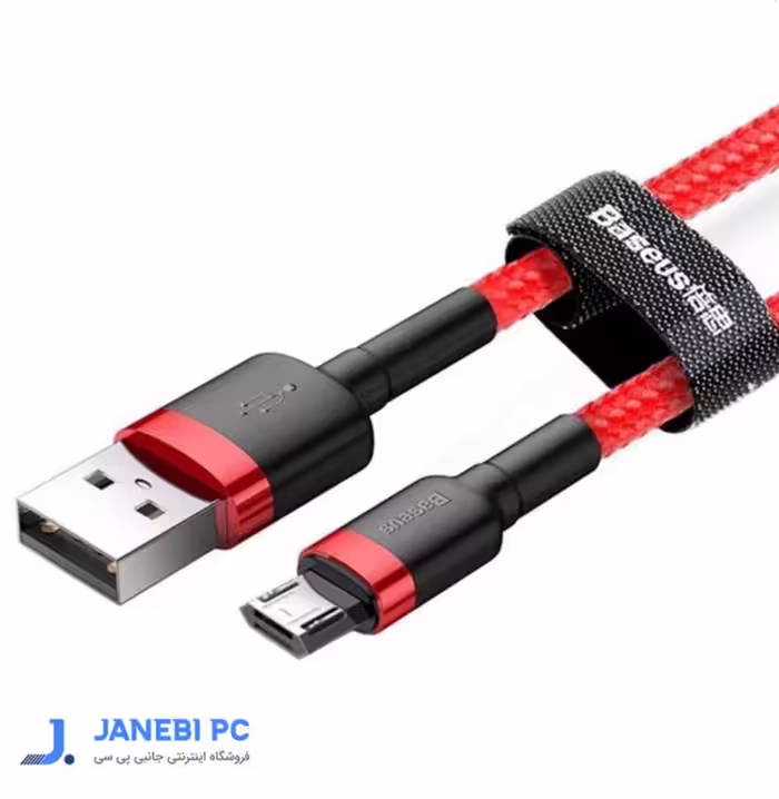 کابل تبدیل USB به microUSB باسئوس مدل CAMKLF-B09 طول 1 متر